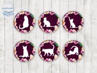 Motiv-Cabochons 1666 12mm (12 Stk)